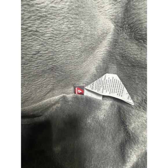 LL Bean Womens Puffer Coat Lightweight Full Zip Hooded Insulated Gray M PET - Picture 3 of 4